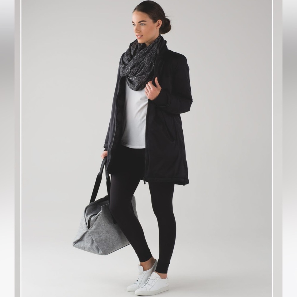Lululemon Vinyasa Wrap - Running Luon Suited Jacquard Black White / Black